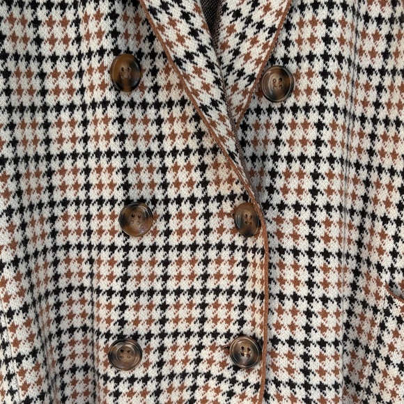 Abbott Elementary Plaid Double-Breasted Women's Jacket NWT - Picture 4 of 10